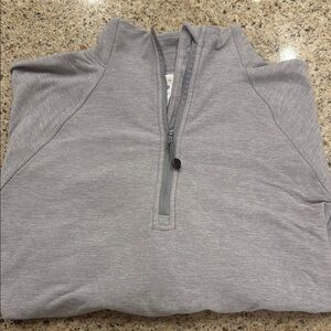 Lululemon Women’s gray Half-Zip long sleeve top size 10